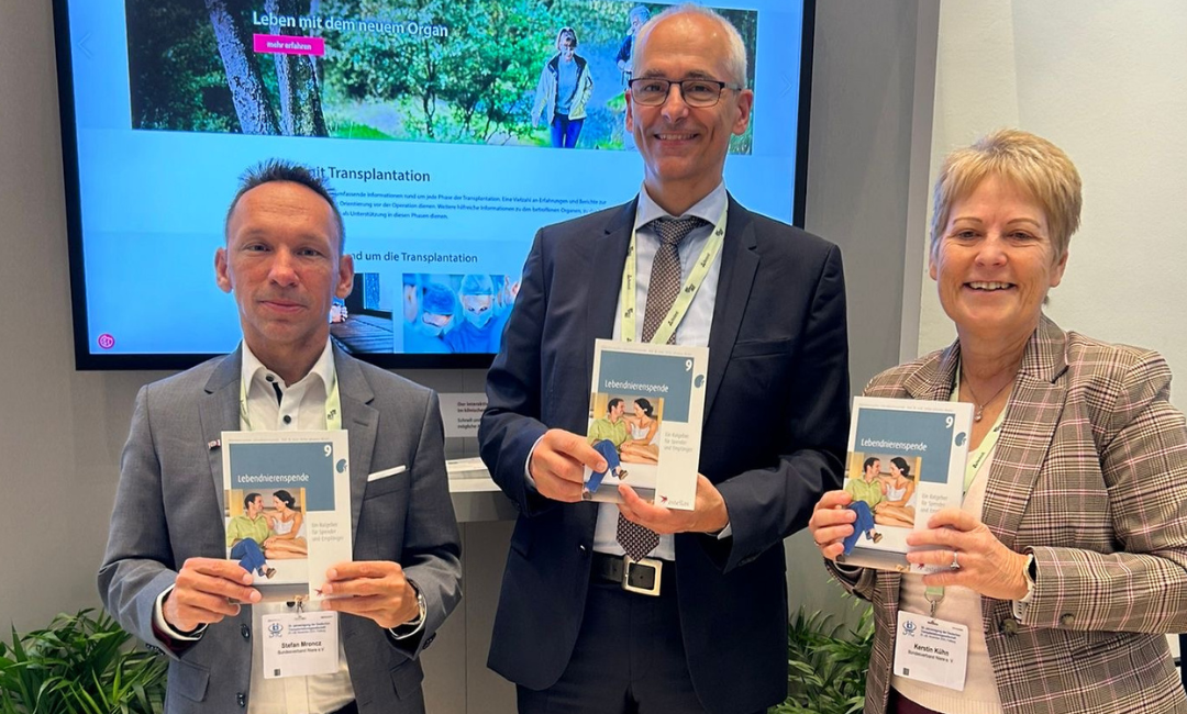 Neuer Patientenratgeber zur Lebendspende veröffentlicht